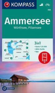 Wanderkarte 791 Ammersee, Wörthsee, Pilsensee KOMPASS-Karten GmbH 9783990445938