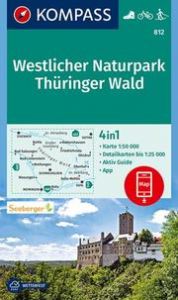 Wanderkarte 812 Westlicher Naturpark Thüringer Wald KOMPASS-Karten GmbH 9783990448502