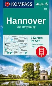 Wanderkarte 848 Hannover und Umgebung KOMPASS-Karten GmbH 9783990449981