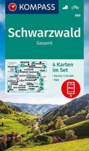 Wanderkarte 888 Schwarzwald Gesamt KOMPASS-Karten GmbH 9783991212690