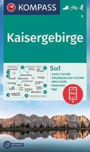 Wanderkarte 9 Kaisergebirge KOMPASS-Karten GmbH 9783991212560