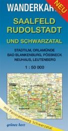 Wanderkarte Saalfeld, Rudolstadt und Schwarzatal  9783935621038