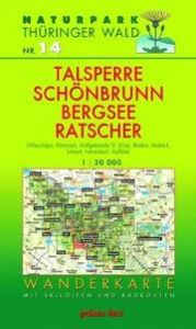 Wanderkarte Talsperre Schönbrunn, Bergsee Ratscher Lutz Gebhardt 9783929993110