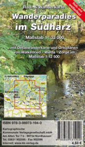 Wanderparadies im Südharz Kartographische Kommunale Verlagsgesellschaft mbH 9783869731940