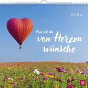Wandkalender 2025: Was ich dir von Herzen wünsche  4036442011904