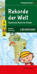 Weltkarte für Kinder, 1:20.000.000, Poster metallbestäbt, freytag & berndt freytag & berndt 9783707923322