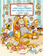 Wenn sieben wilde kleine Hasen dem Nachbarn gleich zu Hilfe rasen Praml, Sabine 9783751201667