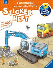 Wieso? Weshalb? Warum? Stickerheft: Fahrzeuge auf der Baustelle Oliver Kockmann 9783473600281