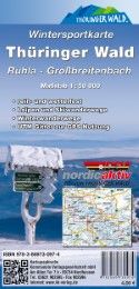 Wintersportkarte Thüringer Wald  9783869730974