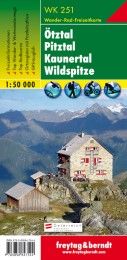 WK 251 Ötztal - Pitztal - Kaunertal - Wildspitze, Wanderkarte 1:50.000 Freytag-Berndt und Artaria KG 9783850847544