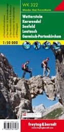 WK 322, Wetterstein - Karwendel - Seefeld - Leutasch - Garmisch Partenkirchen, Wanderkarte 1:50.000 Freytag-Berndt und Artaria KG 9783850847483