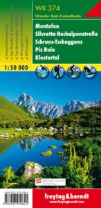 WK 374 Montafon - Silvretta Hochalpenstraße - Schruns-Tschagguns - Piz Buin - Klostertal, Wanderkarte 1:50.000 Freytag-Berndt und Artaria KG 9783707910841