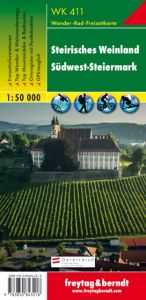 WK 411 Steirisches Weinland - Südwest-Steiermark, Wanderkarte 1:50.000 Freytag-Berndt und Artaria KG 9783850843218