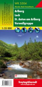 WK 5504 Arlberg - Lech - St. Anton am Arlberg - Verwallgruppe, Wanderkarte 1:35.000 Freytag-Berndt und Artaria KG 9783707913378