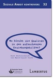 Wo bleibt die Qualität in den aufsuchenden Erziehungshilfen? Conen, Marie-Luise 9783784136776