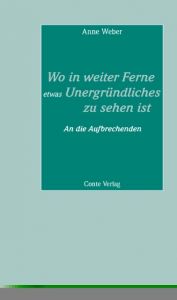 Wo in weiter Ferne etwas Unergründliches zu sehen ist Weber, Anne 9783956021176