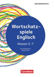 Wortschatz-Spiele Englisch - Klasse 5-7 Bastkowski, Martin/Grote, Nikolas 9783589169627