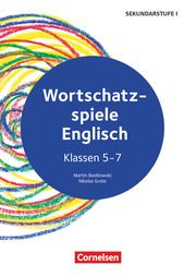 Wortschatzspiele Englisch - Klasse 5-7 Bastkowski, Martin/Grote, Nikolas 9783589169627