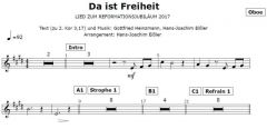 Einzelstimme - Da ist Freiheit - Oboe (PDF)