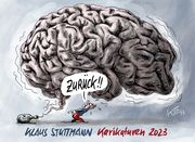 Zurück! - Stuttmann Karikaturen 2023 Stuttmann, Klaus 9783946972747